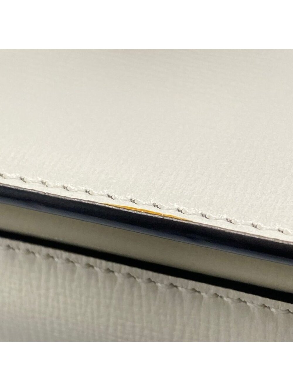 Gucci Shoulder Bag Horsebit Ivory Gold Leather - Picture 15 of 15